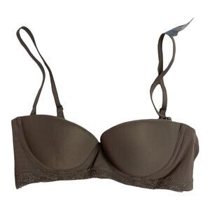 Aerie Tan Balcony Bra Women's Size 32B NWT